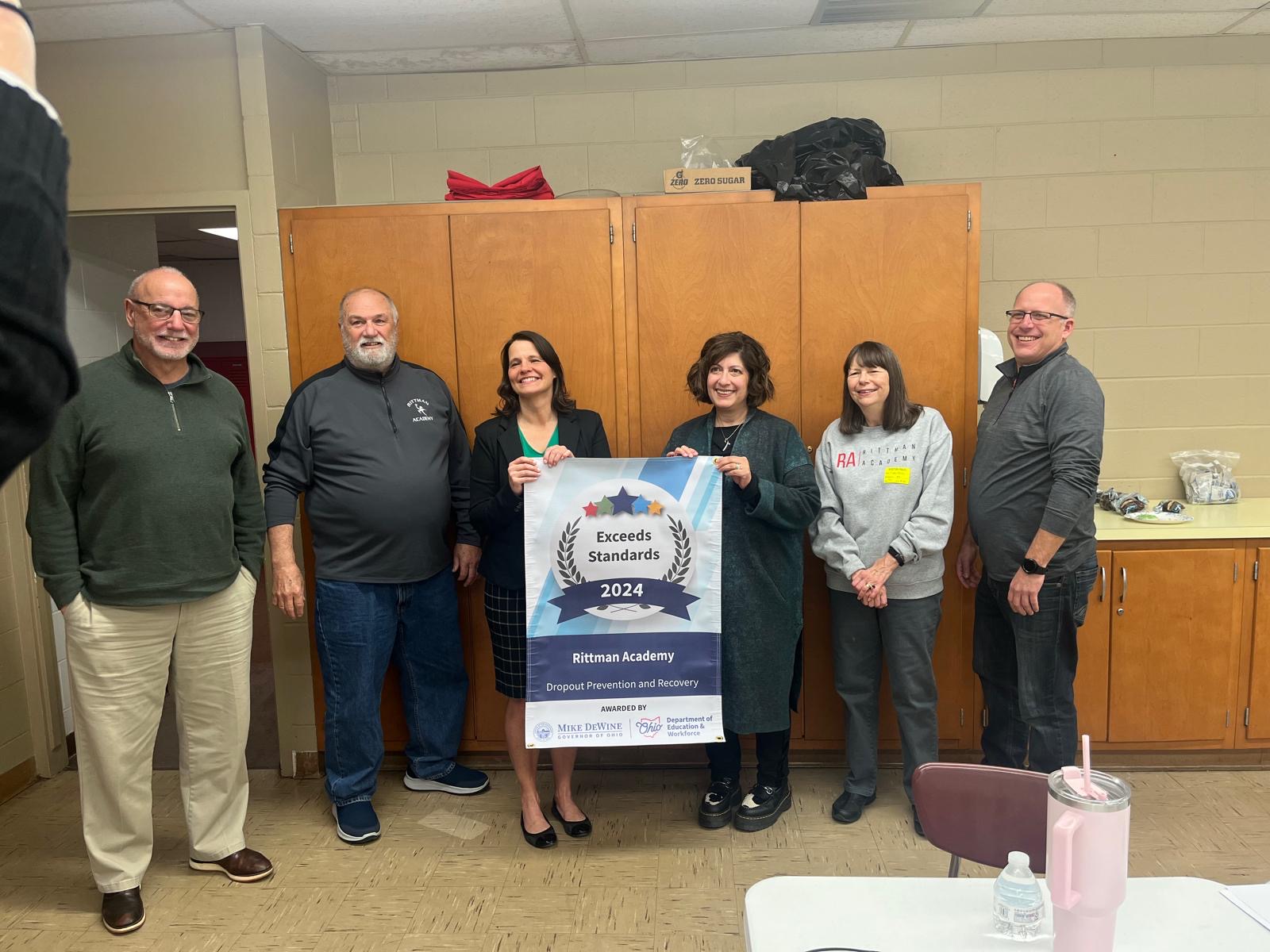 2024 Drop Out Prevention and Recovery Exceeds Standards Award